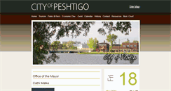 Desktop Screenshot of ci.peshtigo.wi.us